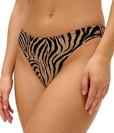 Tortoli Bay Animal Print Moderate Coverage Hipster Swim Bottom by Freya