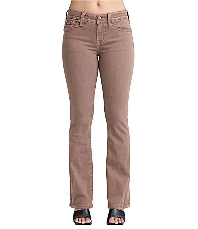 Fleur De Lis Mid Rise Bootcut Jeans by Miss Me