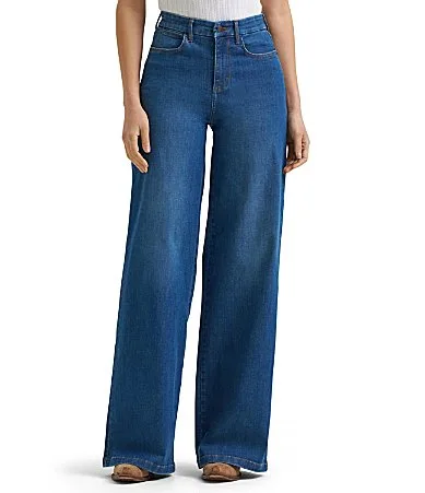 Vienna High-Rise Wide Leg Jeans by Wrangler