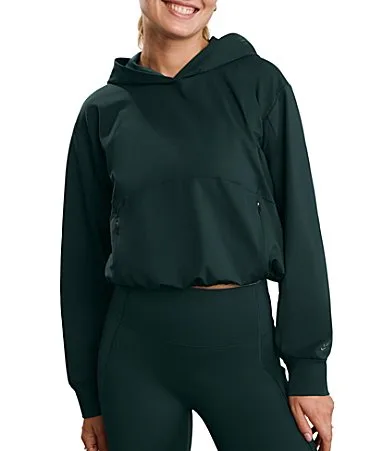 Pacer Fleece-Backed Long Sleeve Hoodie by Beyond Yoga