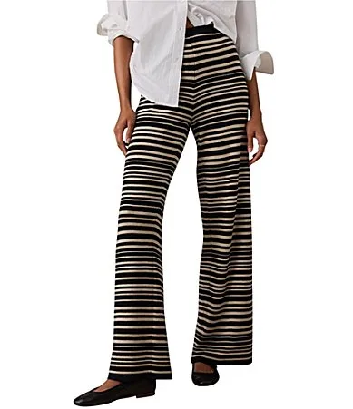 Sweater Striped Pull-On Coordinating Pants by Faherty