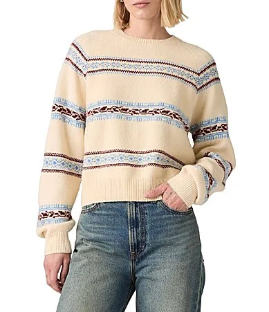 Fairisle Crewneck Knit Sweater by Levi's