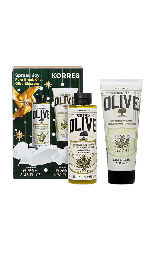 Olive Blossom Shower Gel & Body Milk Set by Korres