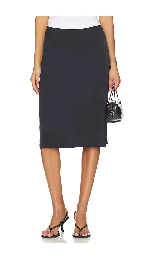 Midi Slip Skirt by Wao