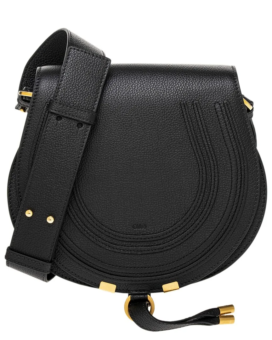 Marcie Leather Saddle Bag by Chloé
