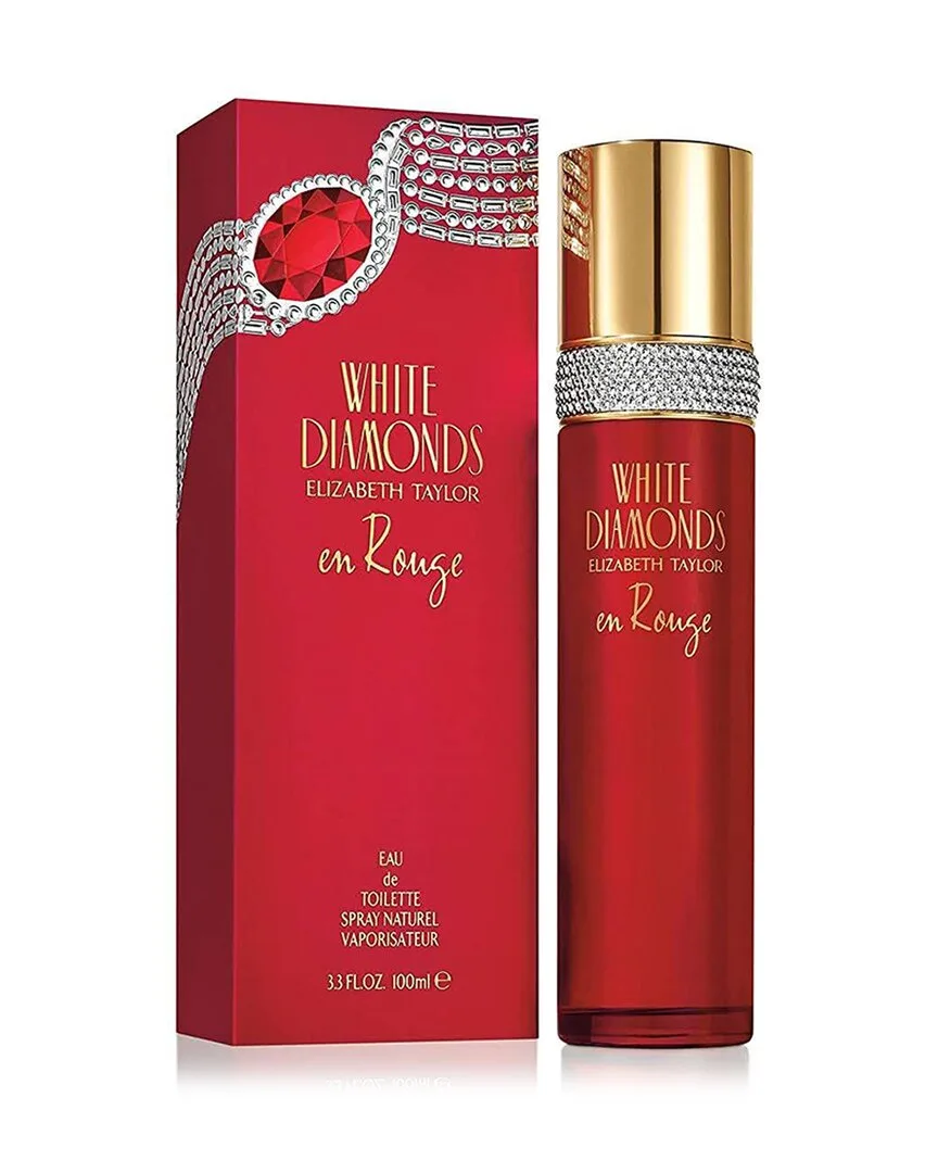 3.4Oz White Diamonds En Rouge Edt Spray by Elizabeth Taylor