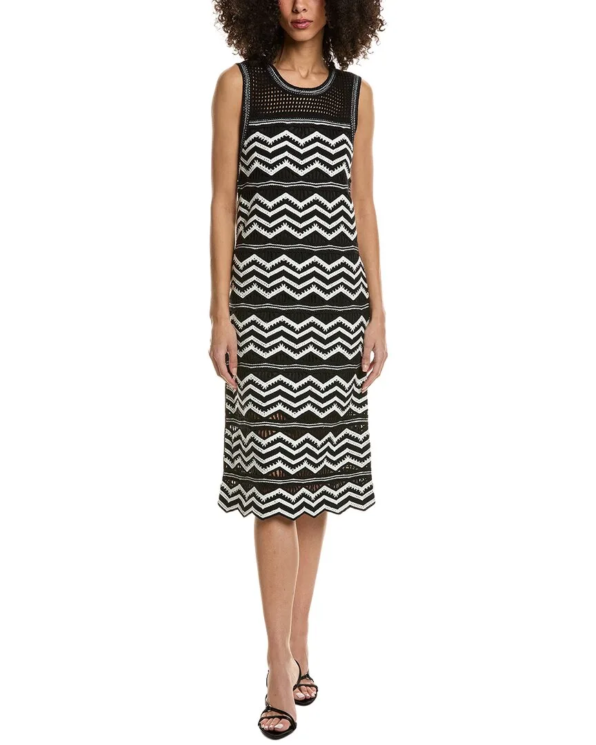 Sleeveless Chevron Knit Sweater by Karl Lagerfeld