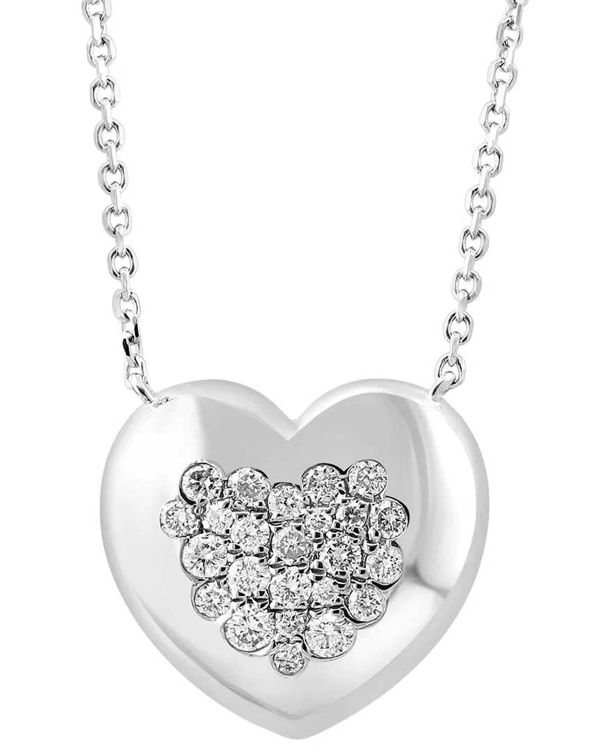 Silver 0.32 ct. tw. Diamond Necklace by Effy Fine Jewelry