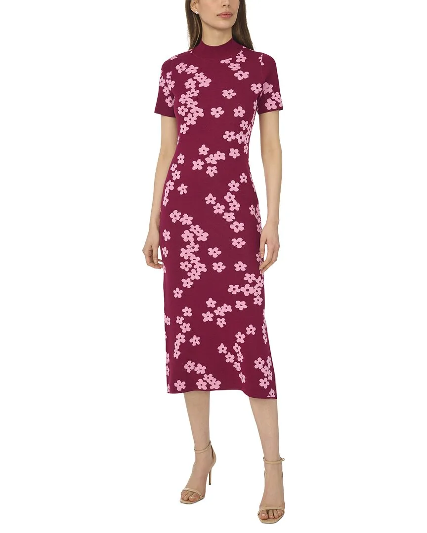 Flower Jacquard Knit Dress by CeCe