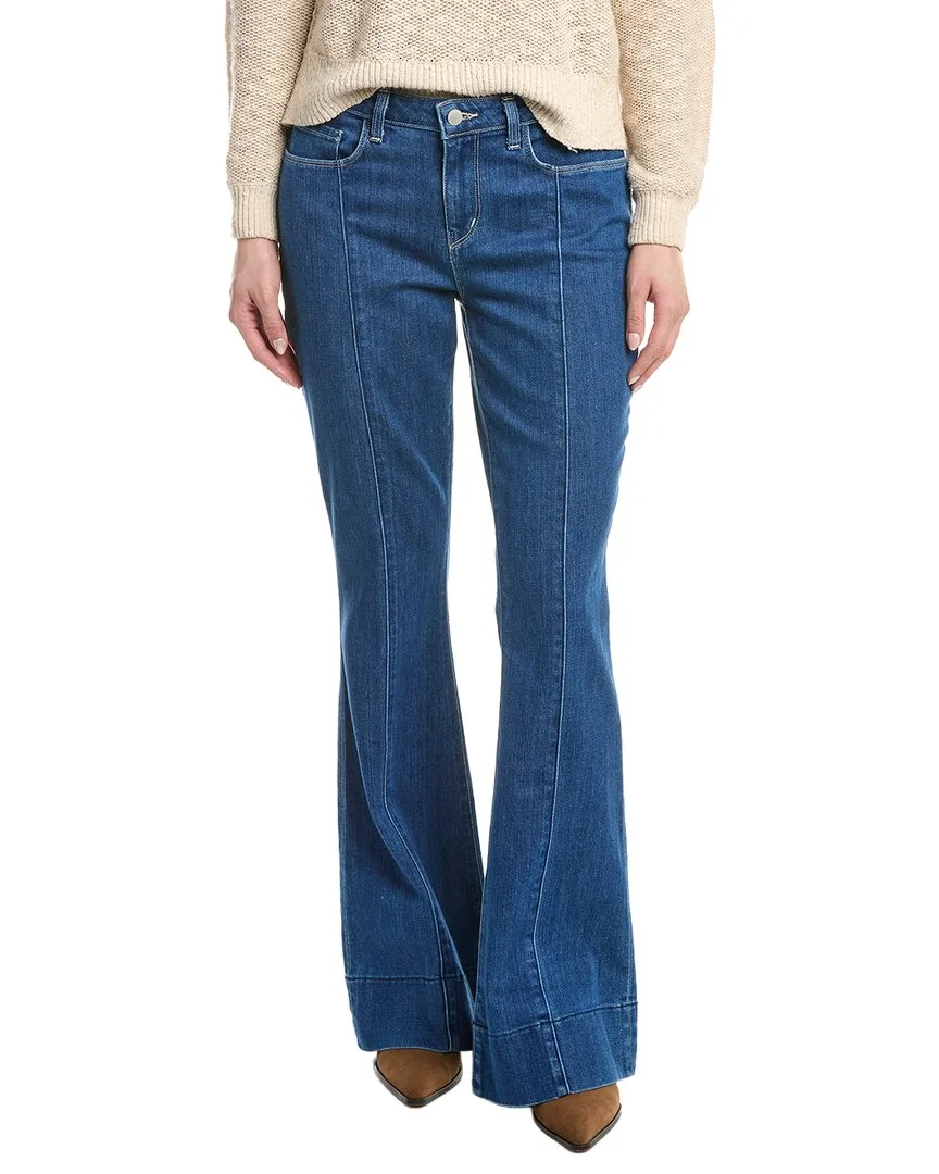 Lenora Low-Rise Seamed Flare Jean by L'AGENCE
