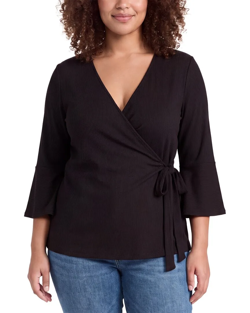 Handkerchief Ruffle Shirt by Anne Klein