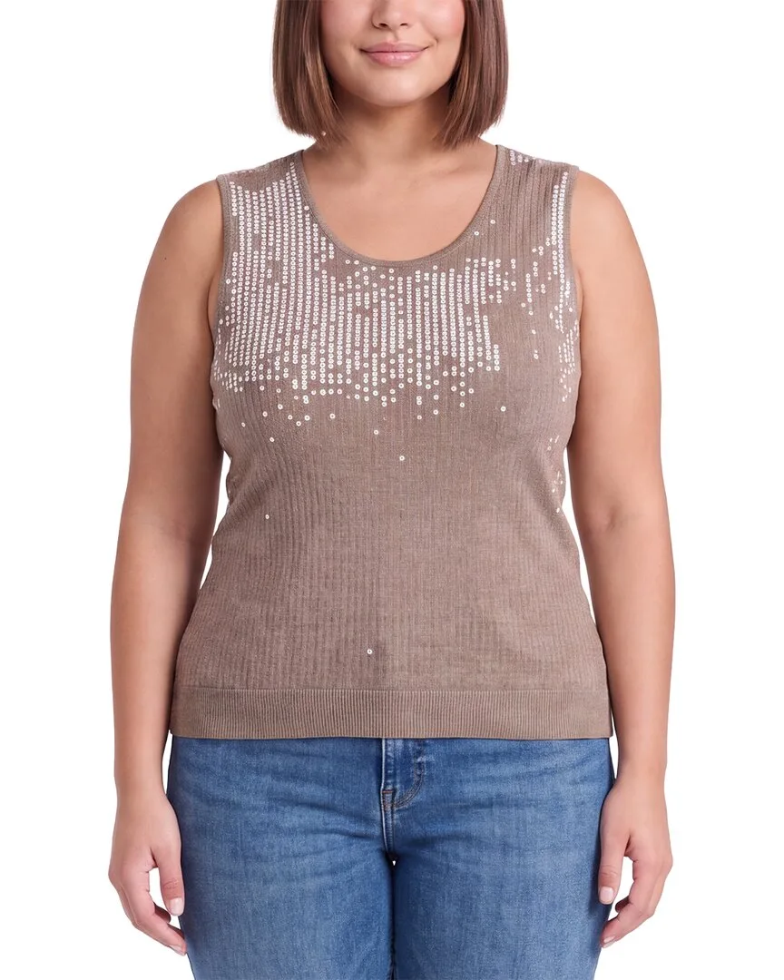 Sequin Top by Anne Klein