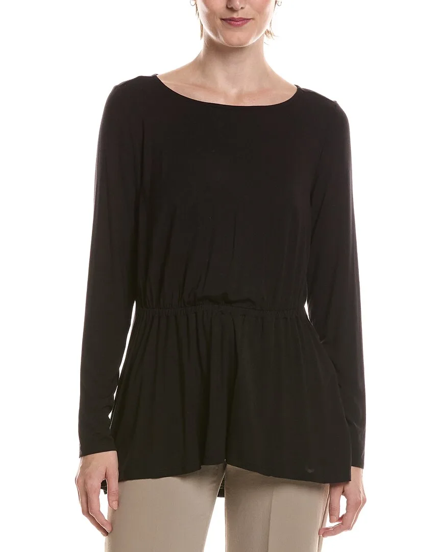 Shirred Waist Shirt by Anne Klein