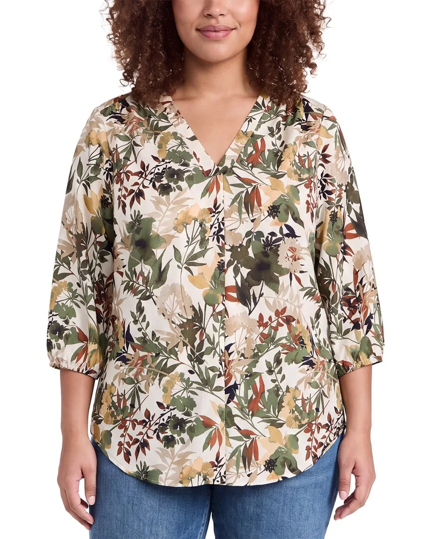 Pleat Front Blouse by Jones New York