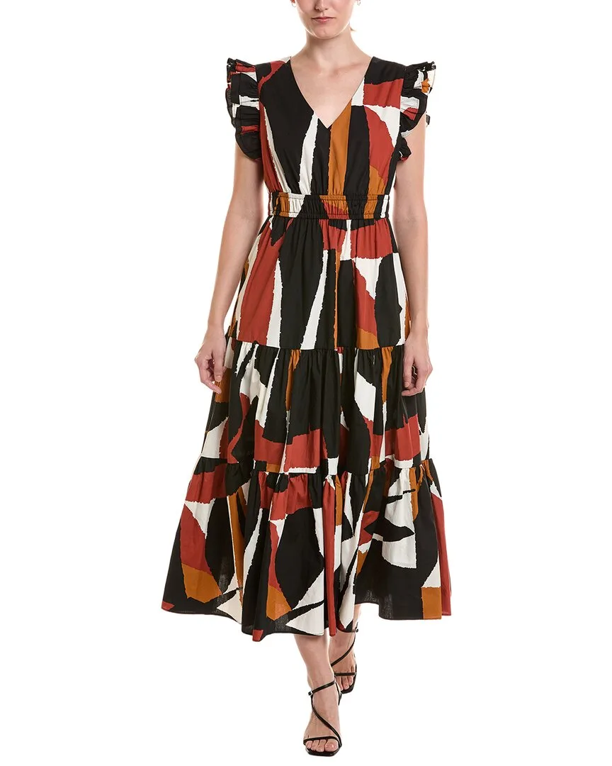 Ruffle Sleeve Double Elastic Waist by Jones New York