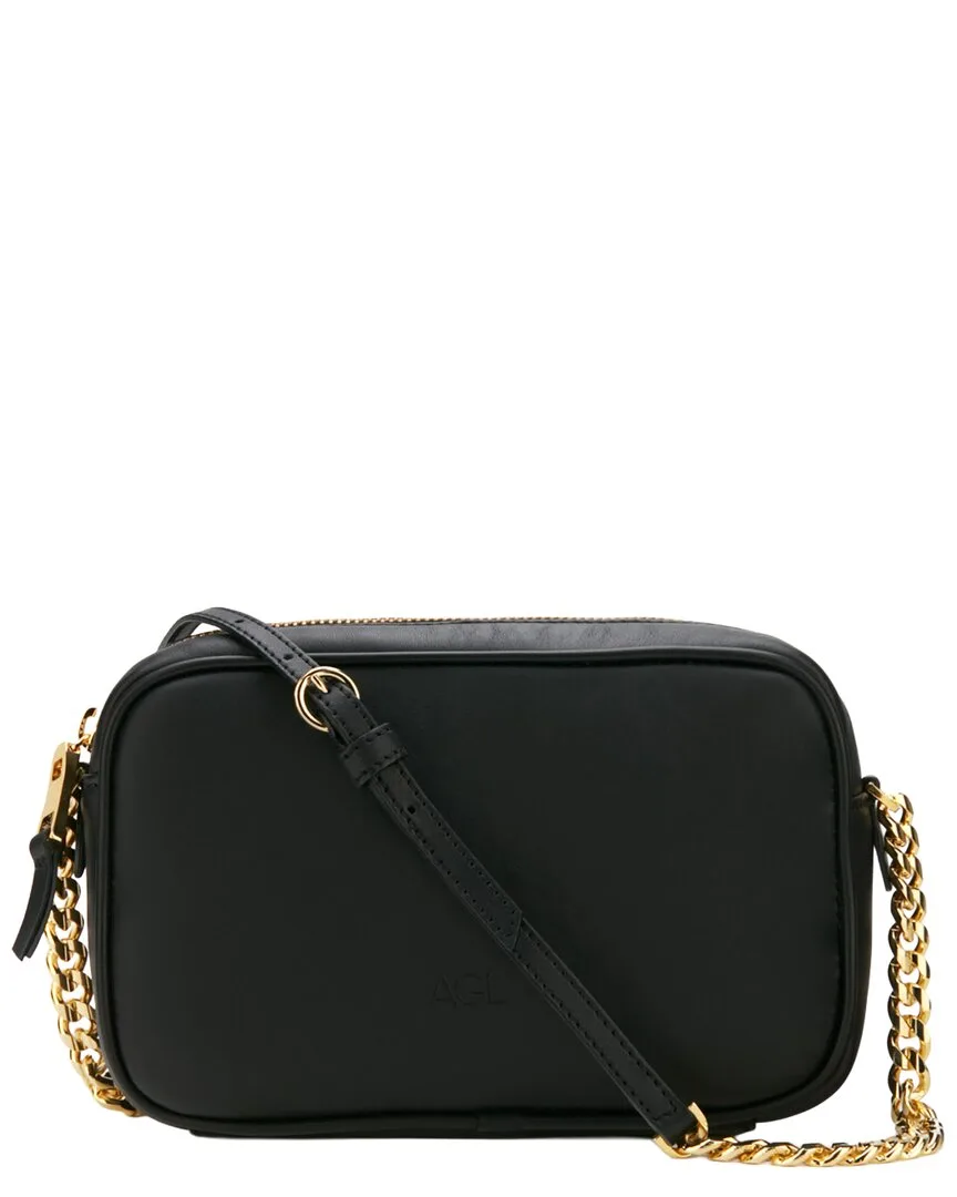 Leather Shoulder Bag by Agl