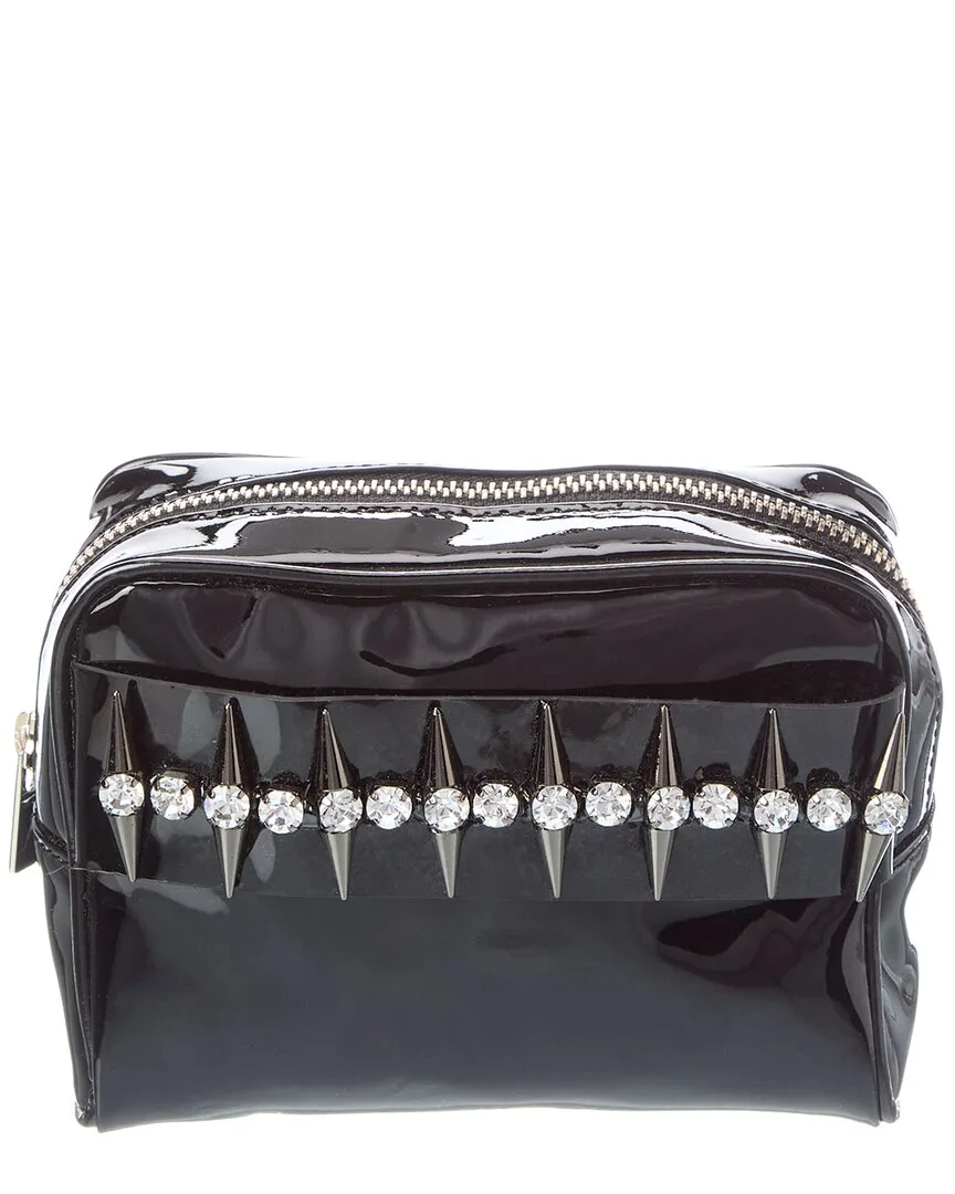 Spike Patent Leather Clutch Bag by Agl