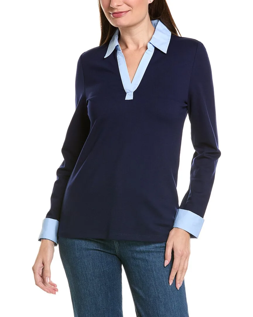 Twofer Top Serenity Knit Pullover by Jones New York