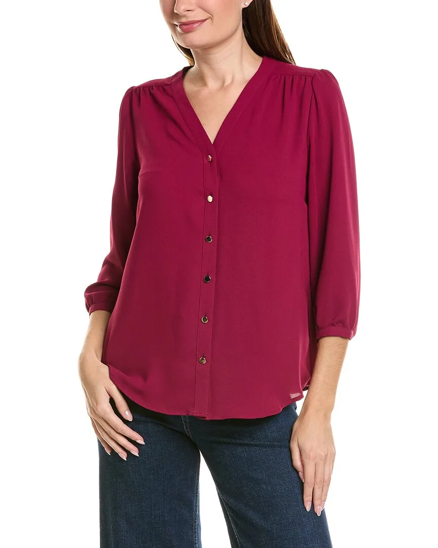 Button Detail Blouse by Jones New York