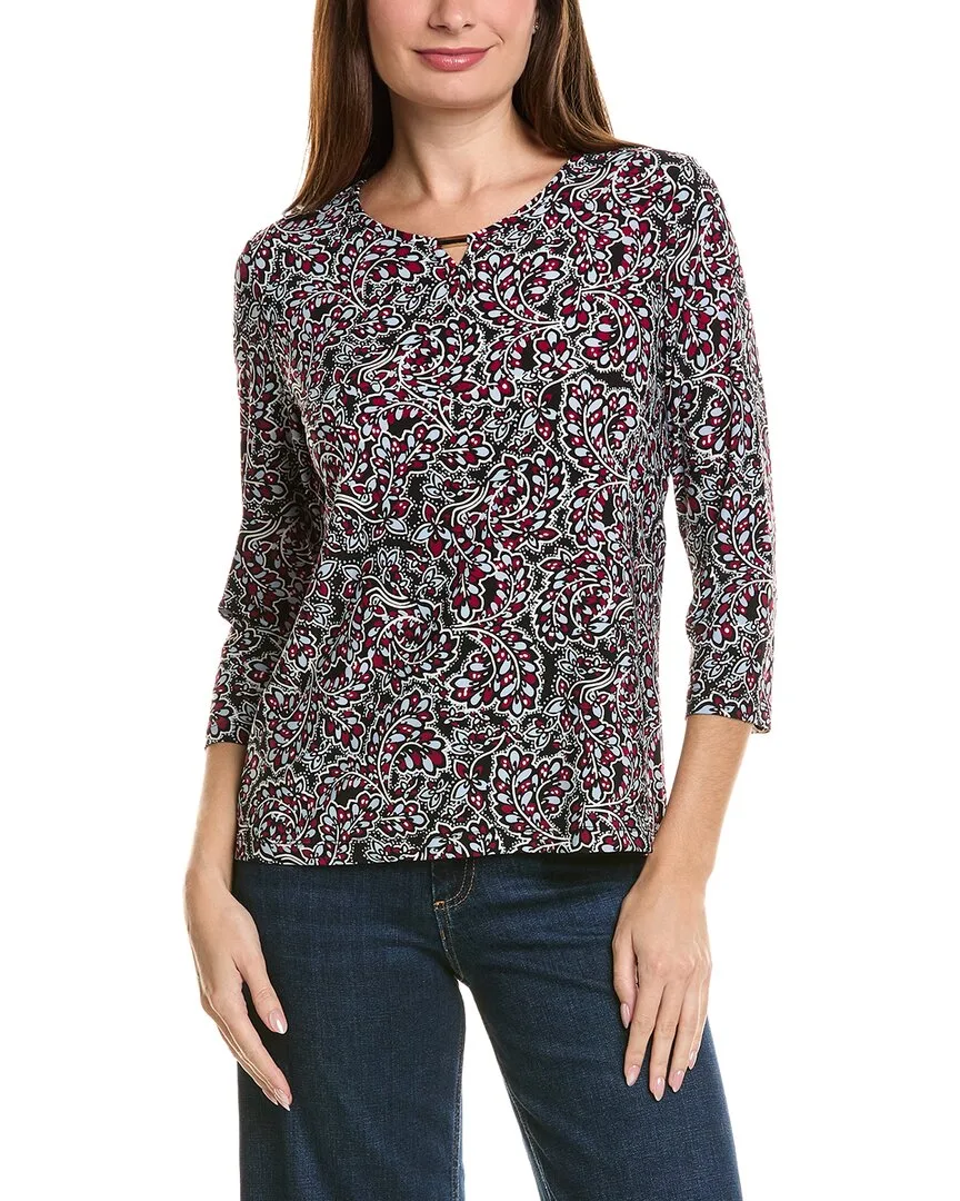 Bar Keyhole Top by Jones New York