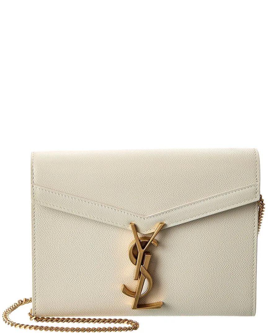 Cassandra Leather Shoulder Bag by Saint Laurent