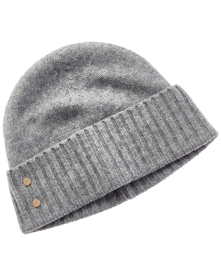 Wool & Cashmere-Blend Logo Button Hat by Brooks Brothers