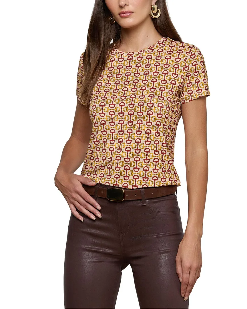 Ressi Crew Horse Bit Top by L'AGENCE