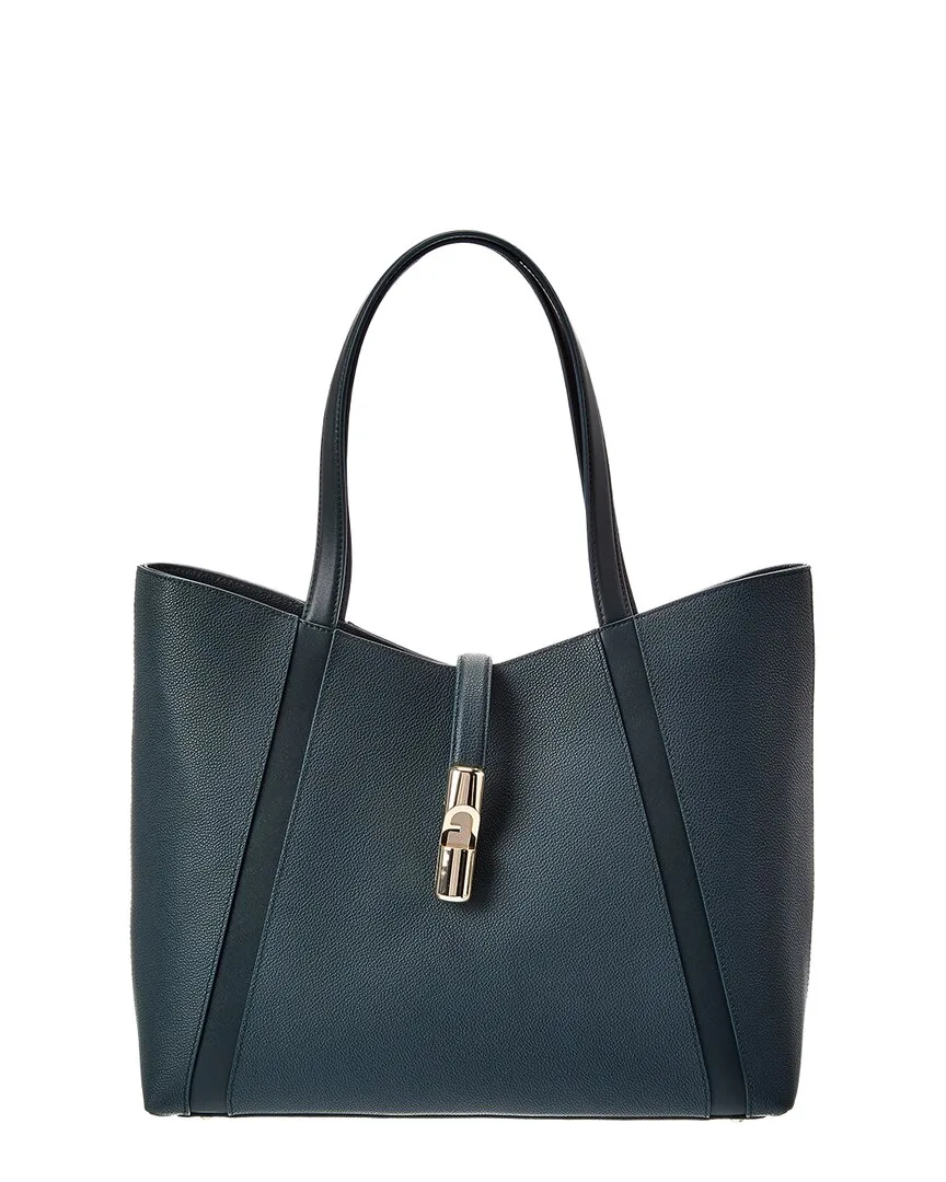 Goccia Large Leather Tote by Furla