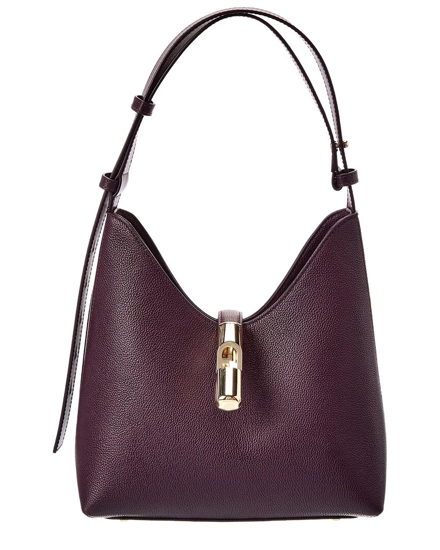 Goccia Small Leather Hobo Bag by Furla