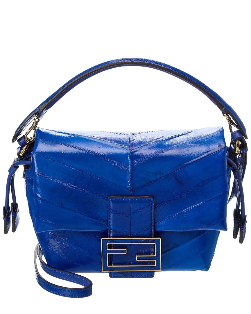 Mamma Baguette Small Leather Shoulder Bag by FENDI