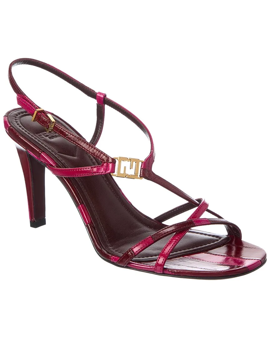 Ffold Leather Sandal by FENDI