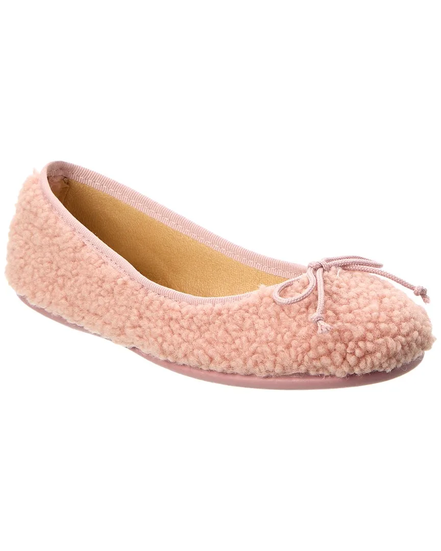 Shearling Ballerina Flat by Elephantito