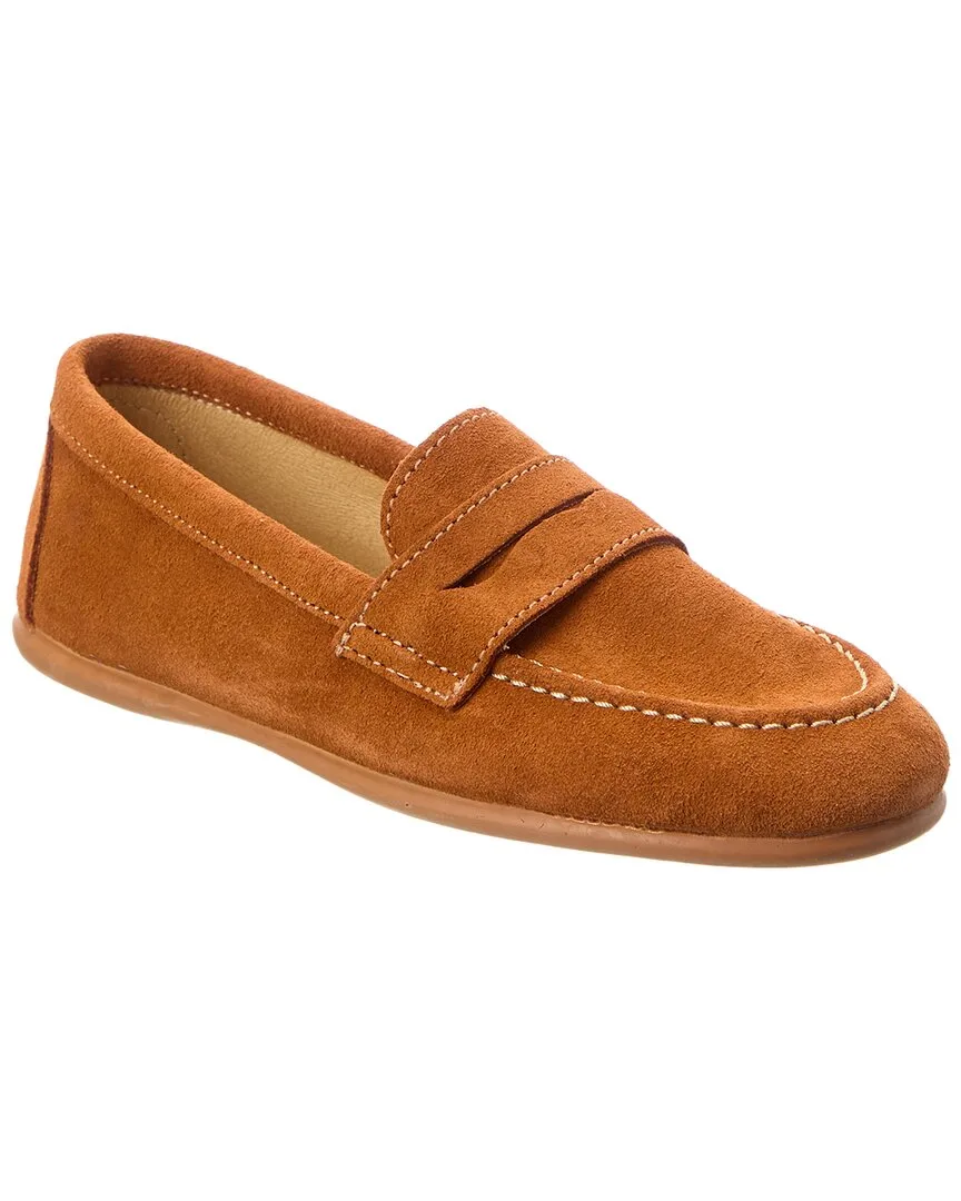 Suede Penny Loafer by Elephantito