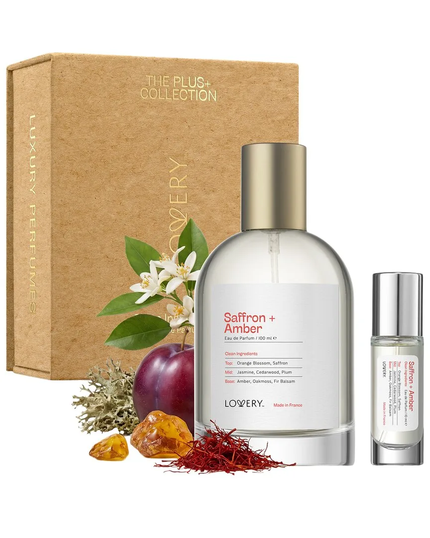 3.72Oz Loveryplus Saffron + Amber Edp 2Pc Gift by Lovery
