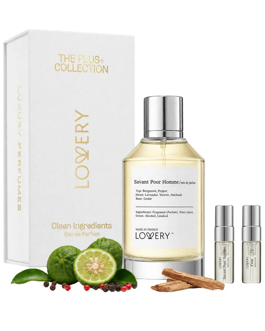 3.58Oz Loveryplus Savant Pour Homme Edp 3Pc Gift Set by Lovery