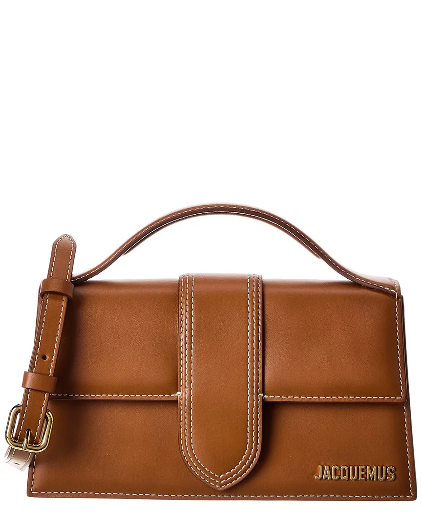 Bambino Large Leather Shoulder Bag by JACQUEMUS