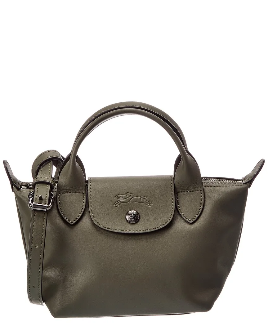Le Pliage Xtra Leather Mini Satchel by Longchamp
