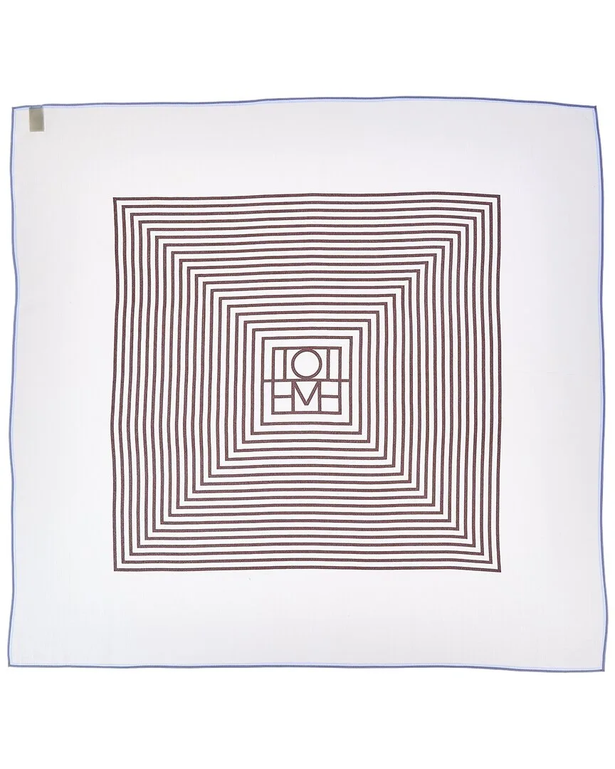 Monogram Silk Scarf by Totême