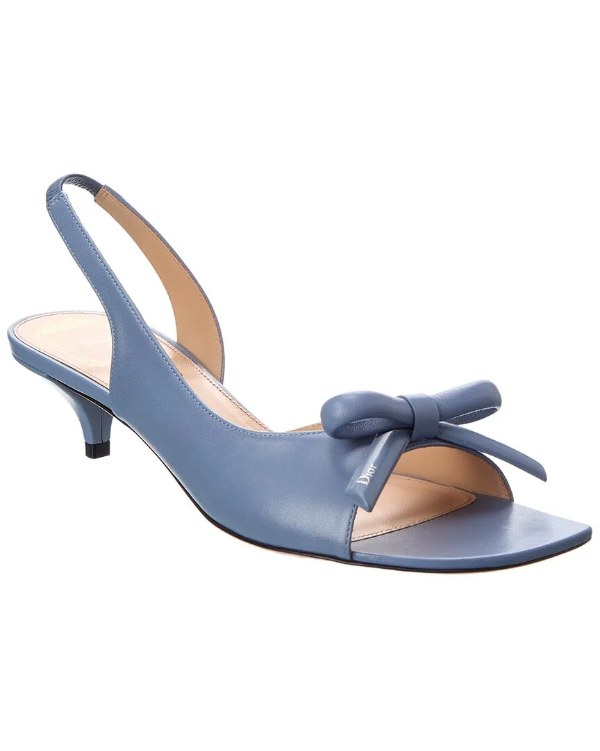 Bow Leather Slingback Sandal by Dior