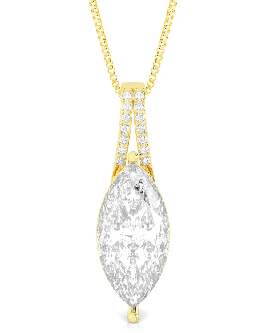 14K 5.00 ct. tw. Lab-Grown Diamond Pendant Necklace by Amairah