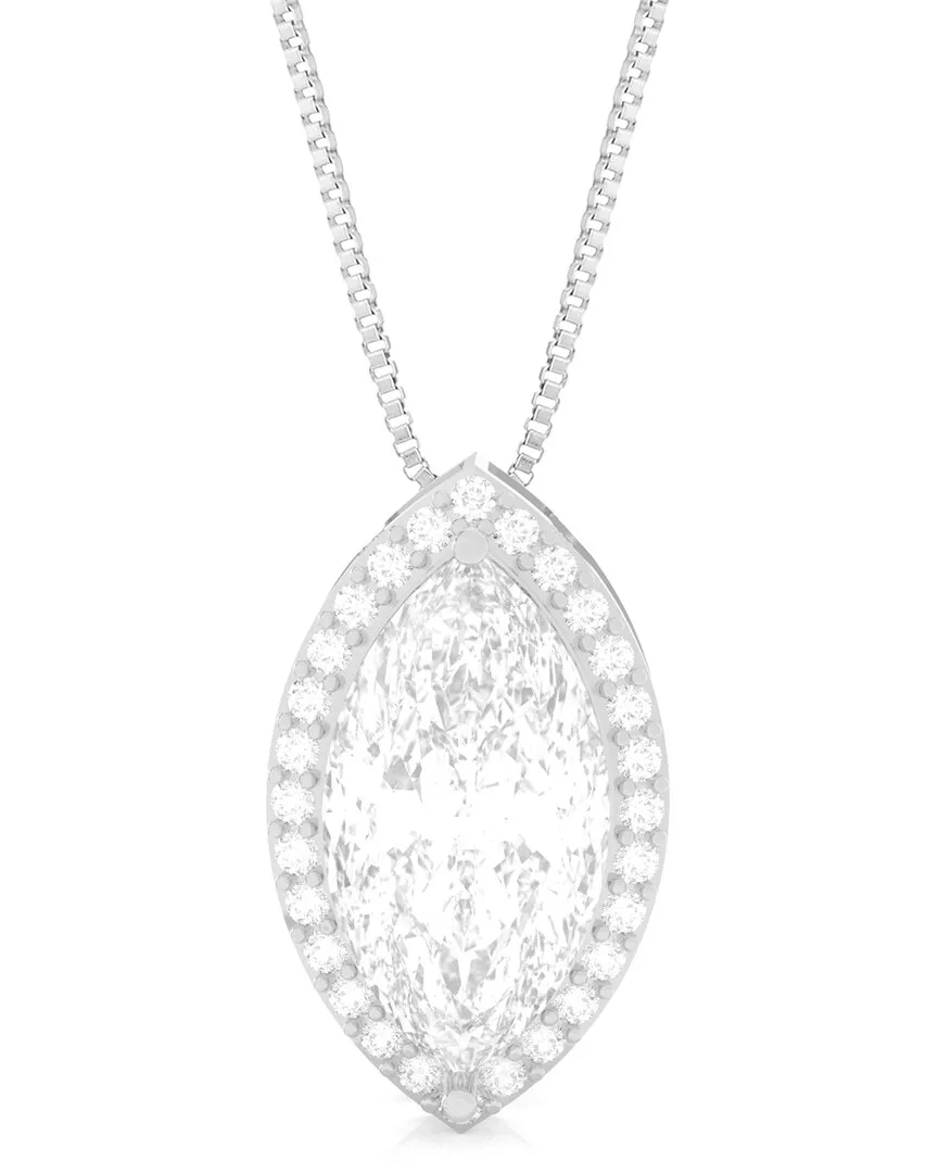 14K 5.00 ct. tw. Lab-Grown Diamond Pendant Necklace by Amairah
