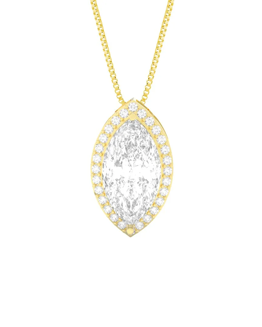 14K 5.00 ct. tw. Lab-Grown Diamond Pendant Necklace by Amairah