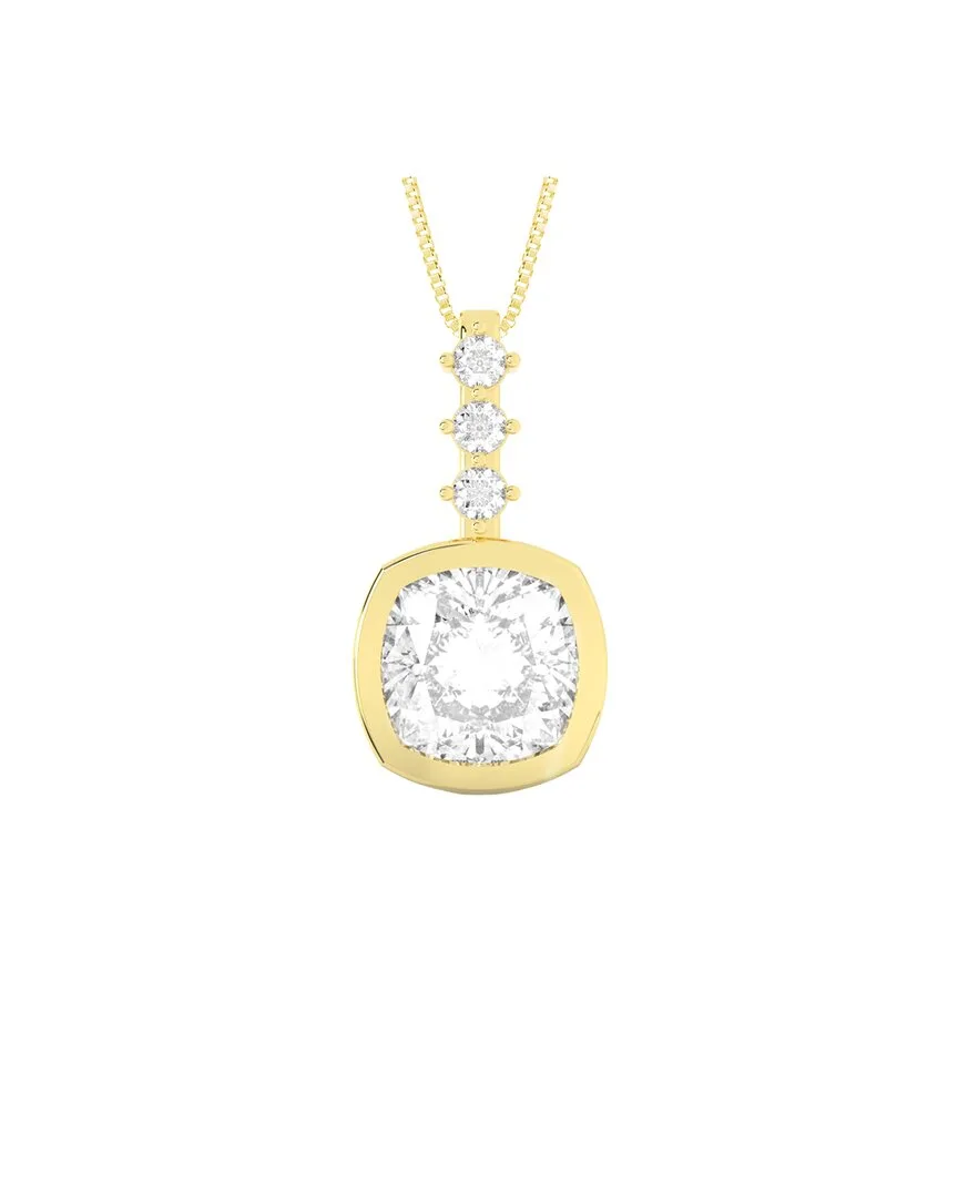 14K 2.00 ct. tw. Lab-Grown Diamond Pendant Necklace by Amairah