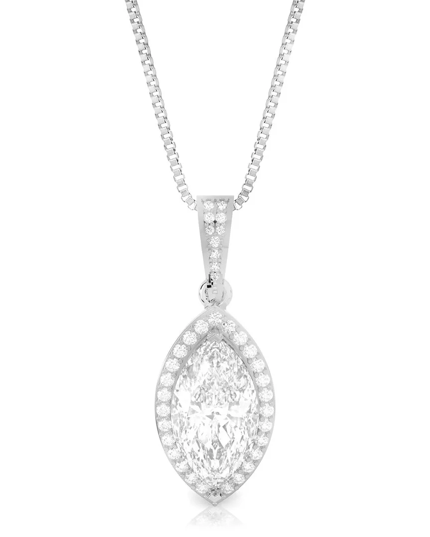 14K 5.00 ct. tw. Lab-Grown Diamond Pendant Necklace by Amairah