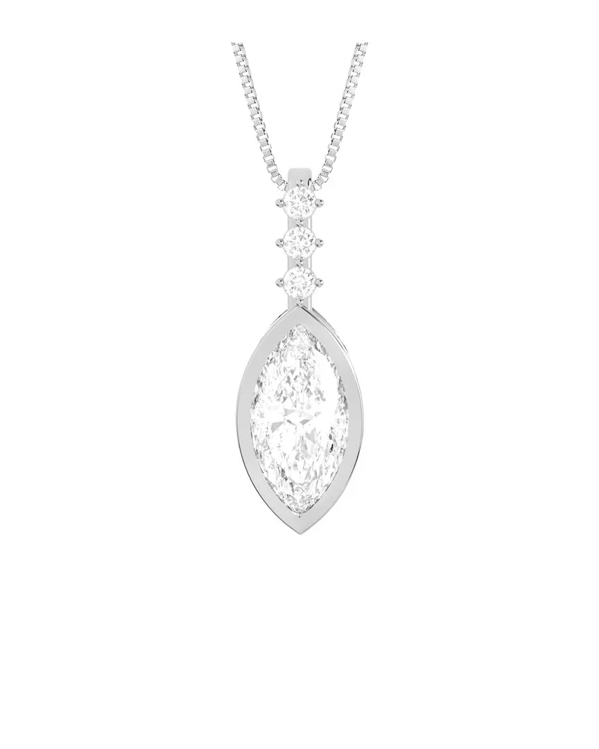 14K 2.00 ct. tw. Lab-Grown Diamond Pendant Necklace by Amairah