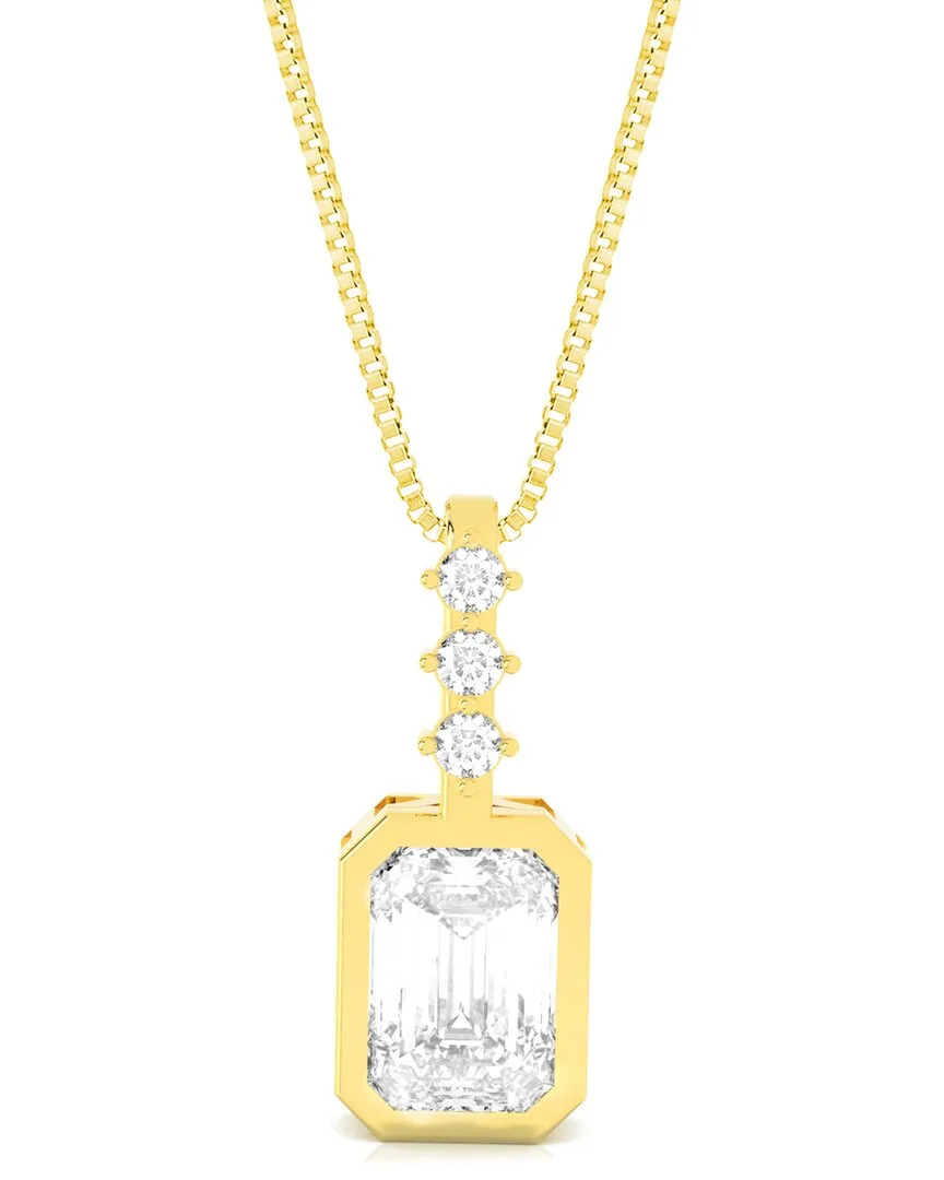 14K 2.00 ct. tw. Lab-Grown Diamond Pendant Necklace by Amairah