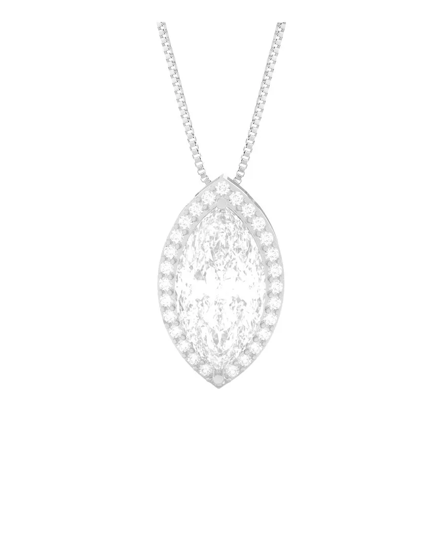 14K 2.00 ct. tw. Lab-Grown Diamond Pendant Necklace by Amairah