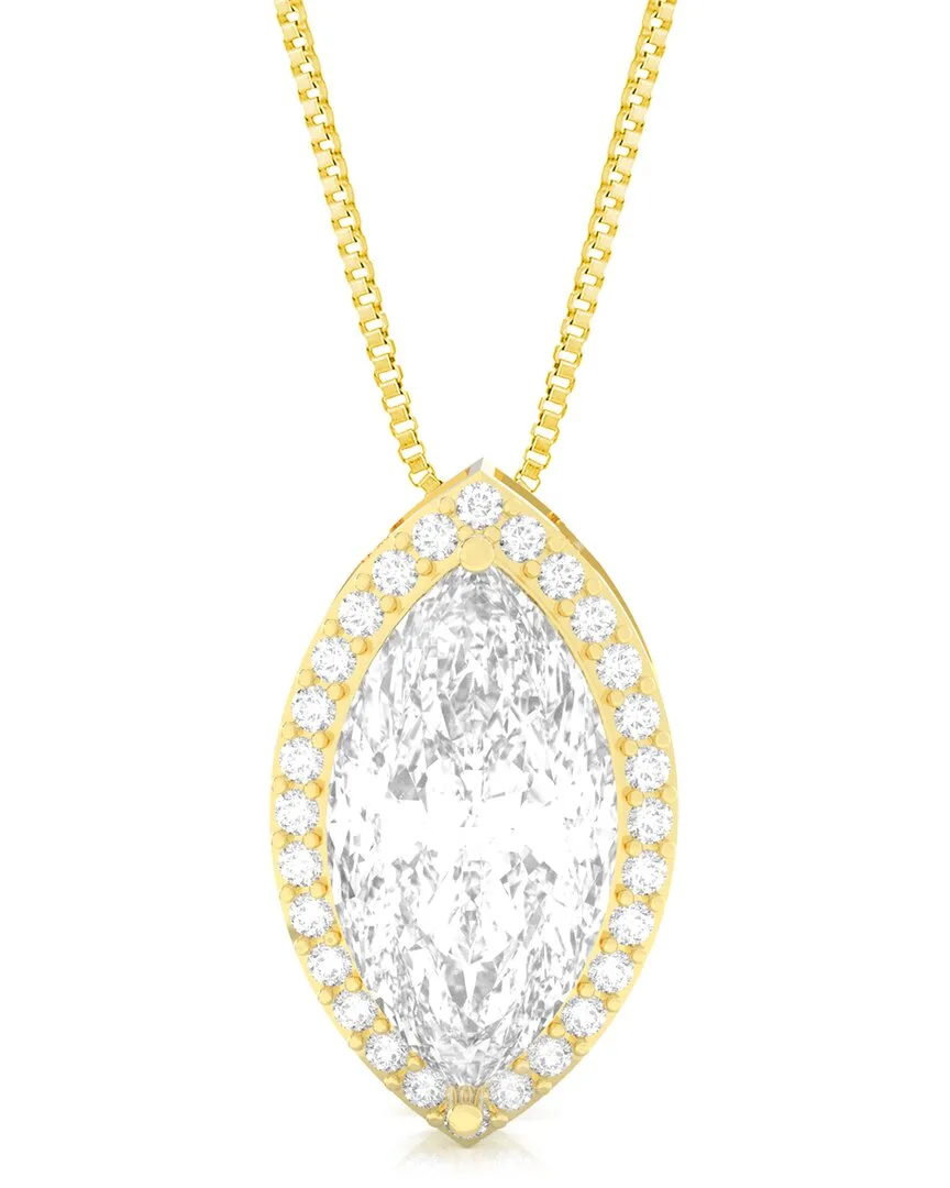 14K 2.00 ct. tw. Lab-Grown Diamond Pendant Necklace by Amairah