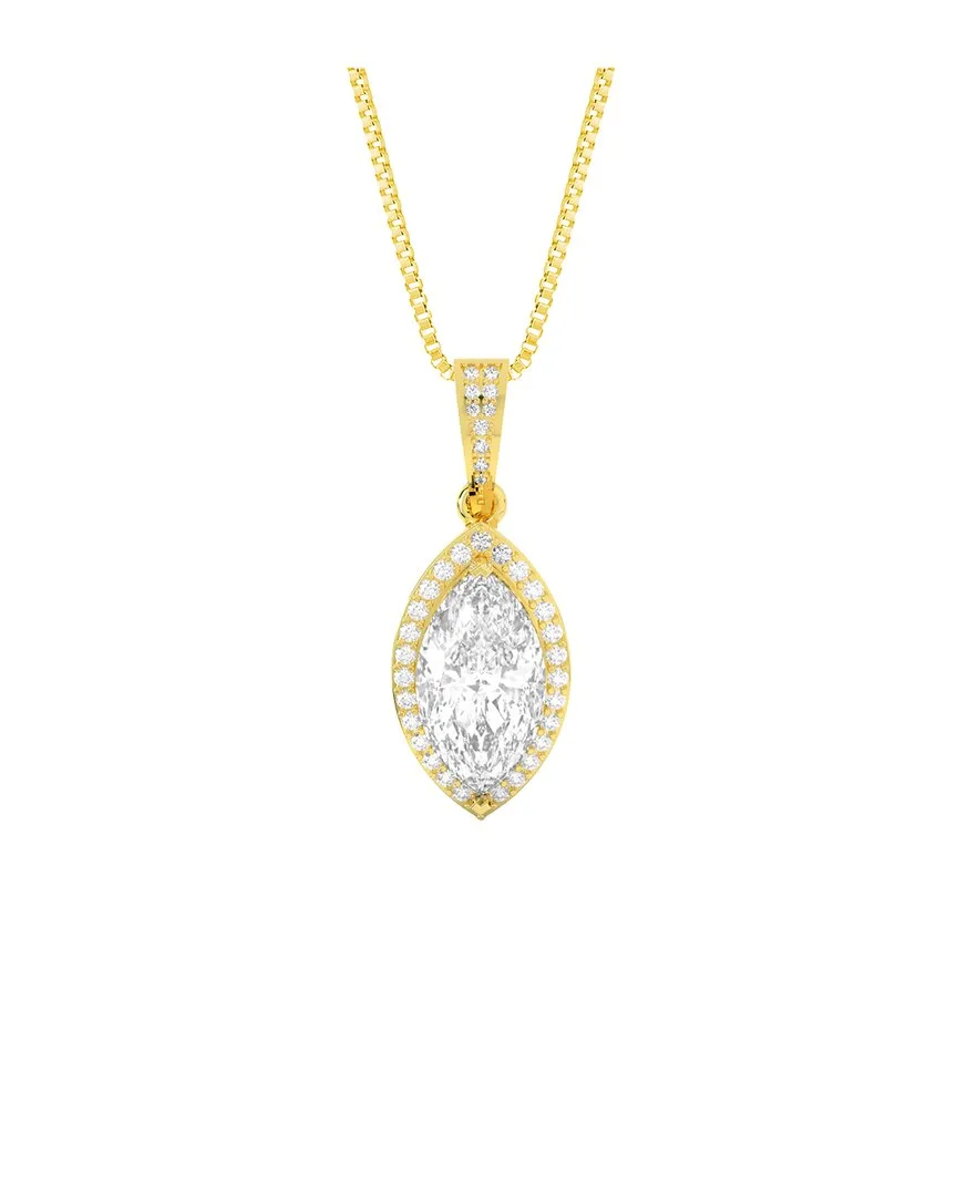 14K 2.00 ct. tw. Lab-Grown Diamond Pendant Necklace by Amairah