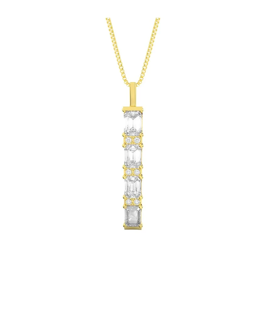 14K 4.00 ct. tw. Lab-Grown Diamond Pendant Necklace by Amairah